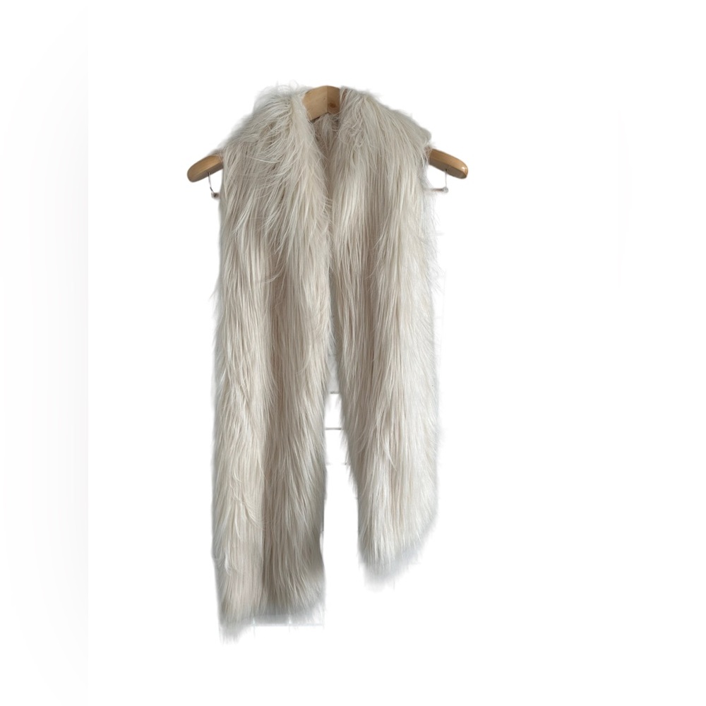 Long fur scarf
